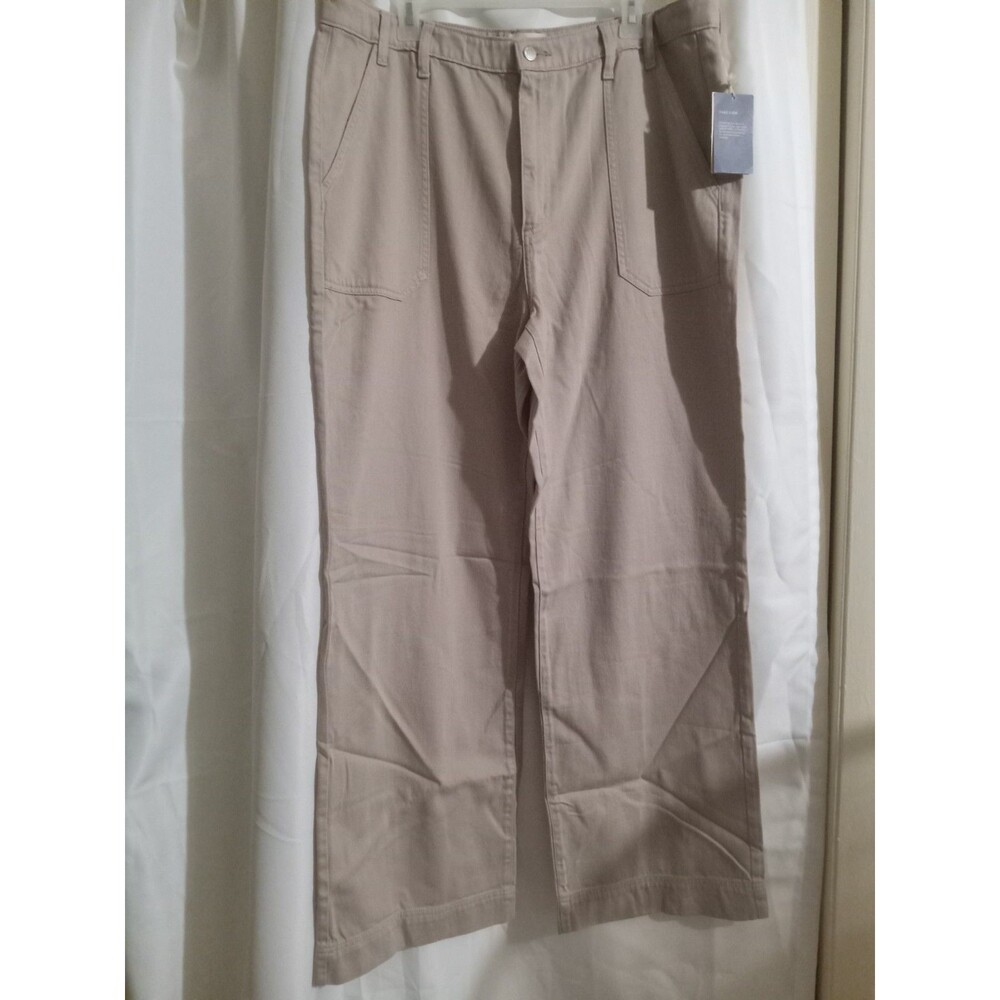Women's High-Rise Wide Leg Jeans - Universal Thread™ Khaki 16 Long